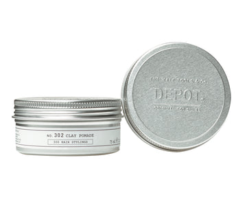 No. 302 Clay Pomade | Natural Clay & Demi-Matte Effect