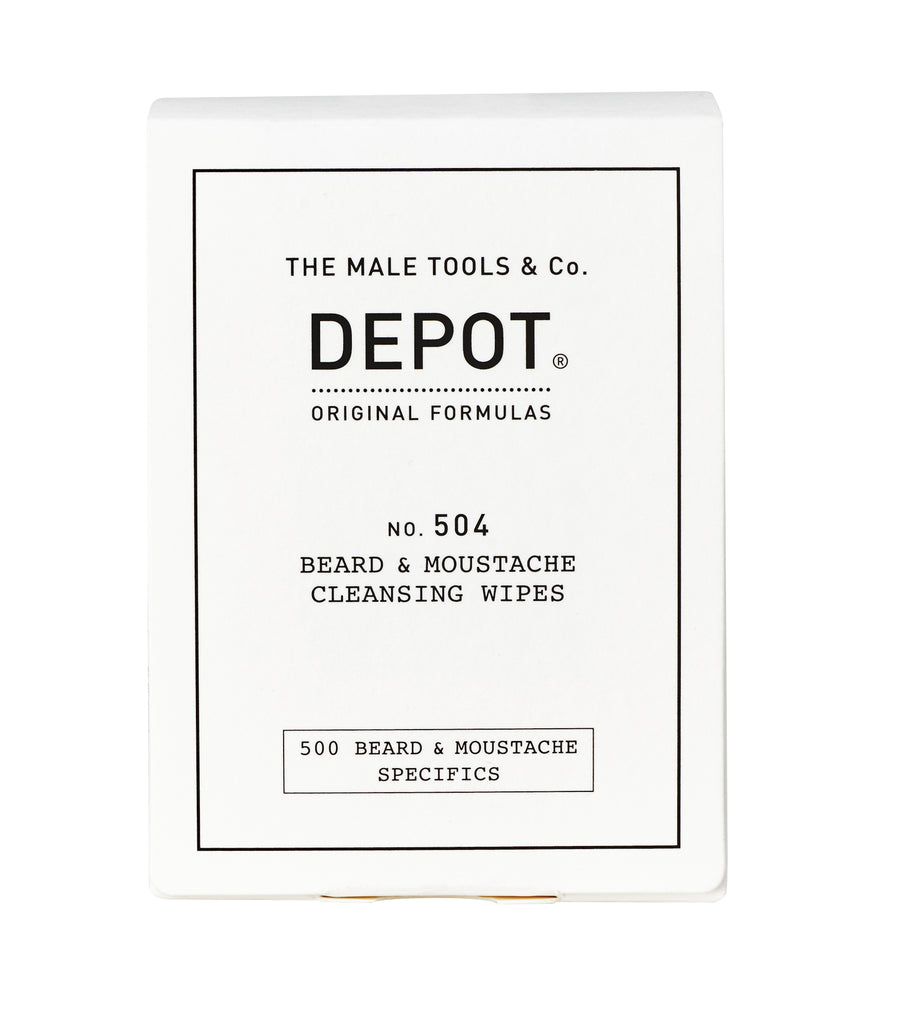 No. 504 Beard & Moustache Cleaning Wipes | Cleansing & Refreshing